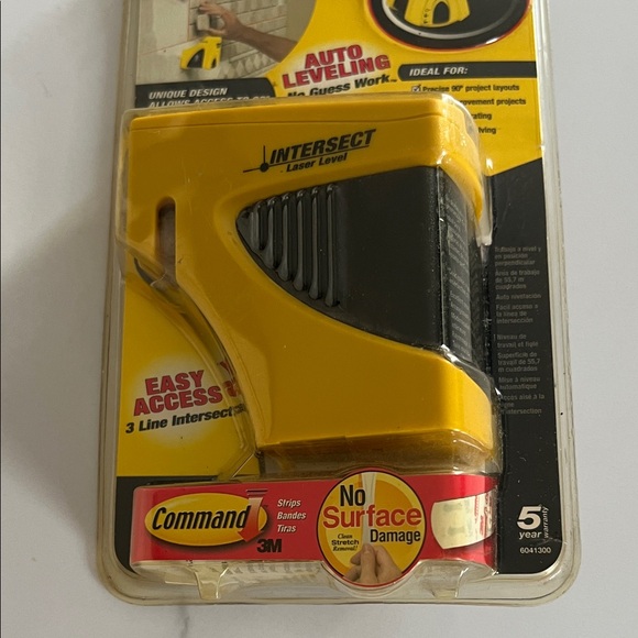 Strait-Line Intersect Laser Level - Bright Yellow - Picture 3 of 5